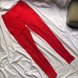 Medium red Fabletics leggings!